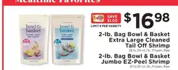 ShopRite Bowl & Basket Shrimp offer