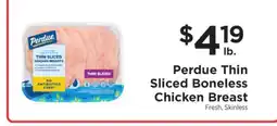 ShopRite Perdue Thin Sliced Boneless Chicken Breast offer