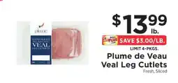 ShopRite Plume De Veau Veal Leg Cutlets offer