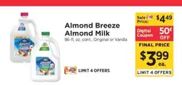 ShopRite Almond Breeze Almond Milk offer