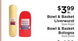 ShopRite Bowl & Basket Liverwurst / Bologna offer