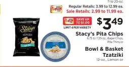 ShopRite Stacy’s Pita Chips or Bowl & Basket Tzatziki offer