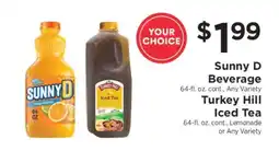 ShopRite Sunny D Beverage / Turkey Hill Iced Tea offer