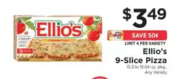 ShopRite Ellio's 9-Slice Pizza offer