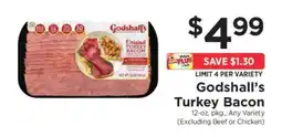 ShopRite Godshall's Turkey Bacon offer