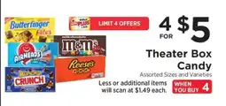 ShopRite Theater Box Candy offer