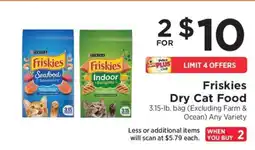 ShopRite Friskies Dry Cat Food offer