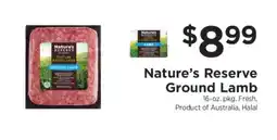 ShopRite Nature’s Reserve Ground Lamb offer