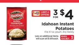 ShopRite Idahoan Instant Potatoes offer