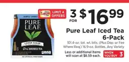 ShopRite Pure Leaf Iced Tea 6-Pack offer