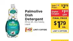 ShopRite Palmolive Dish Detergent offer