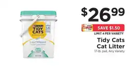 ShopRite Tidy Cats Cat Litter offer