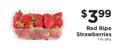 ShopRite Red Ripe Strawberries offer
