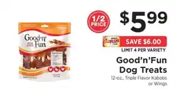 ShopRite Good 'n' Fun Dog Treats offer