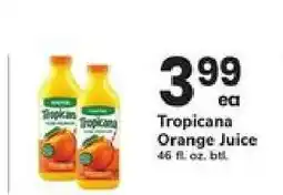 Safeway Tropicana Orange Juice offer