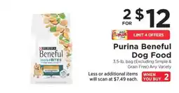 ShopRite PURINA Beneful Dog Food offer