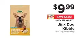 ShopRite Jinx Dog Kibble offer