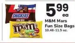 Safeway M&M Mars Fun Size Bags offer