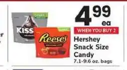 Safeway Hershey Snack Size Candy offer