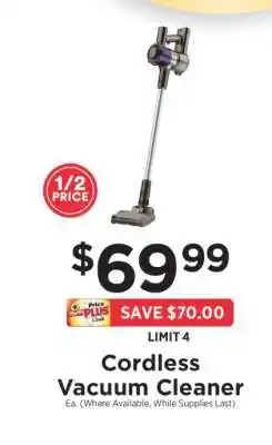 ShopRite Cordless Vacuum Cleaner offer