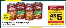 Safeway Campbell's Chunky Soup offer