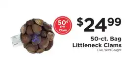 ShopRite 50-ct. Bag Littleneck Clams offer