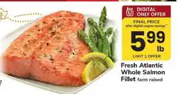 Safeway Fresh Atlantic Whole Salmon Fillet offer