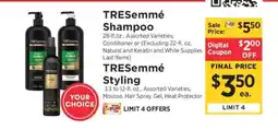 ShopRite TRESemmé Shampoo or Styling offer