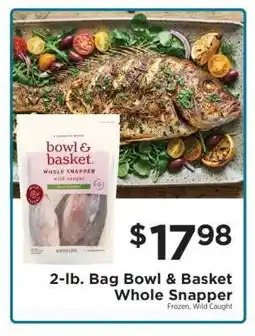ShopRite 2-lb. Bag Bowl & Basket Whole Snapper offer