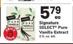 Safeway Signature SELECT Pure Vanilla Extract offer