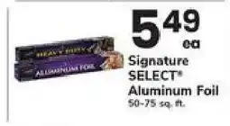 Safeway Signature SELECT Aluminum Foil offer