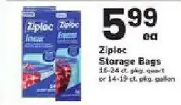 Safeway Ziploc Storage Bags offer