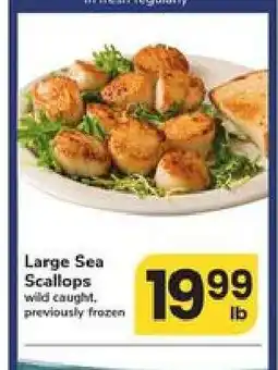Safeway Large Sea Scallops offer