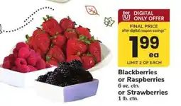 Safeway Blackberries or Raspberries or Strawberries offer