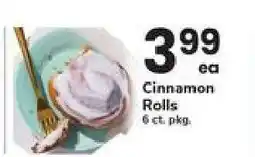 Safeway Cinnamon Rolls offer