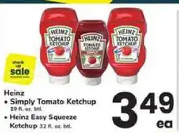 Safeway Heinz Ketchup offer