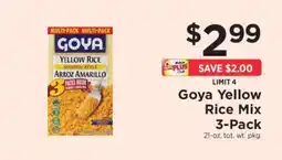 ShopRite Goya Yellow Rice Mix 3-Pack offer