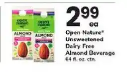 Safeway Open Nature Almond Beverage offer