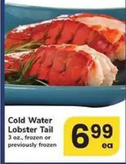 Safeway Cold Water Lobster Tail offer