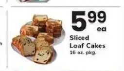 Safeway Sliced Loaf Cakes offer
