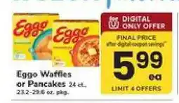 Safeway Eggo Waffles or Pancakes offer