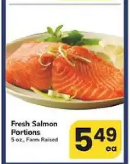 Safeway Fresh Salmon Portions offer