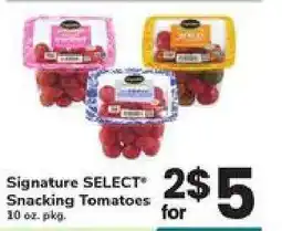Safeway Signature Select Snacking Tomatoes offer
