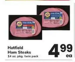 Safeway Hatfield Ham Steaks offer