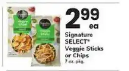 Safeway Signature SELECT Veggie Sticks or Chips offer