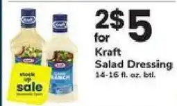 Safeway Kraft Salad Dressing offer