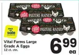 Safeway Vital Farms Large Grade A Eggs offer