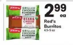 Safeway Red's Burritos offer