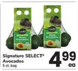Safeway Signature Select Avocados offer