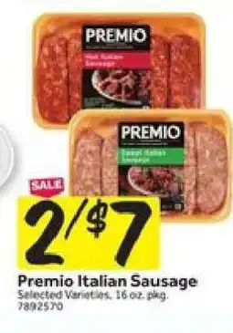 Stop&Shop Premio Italian Sausage offer